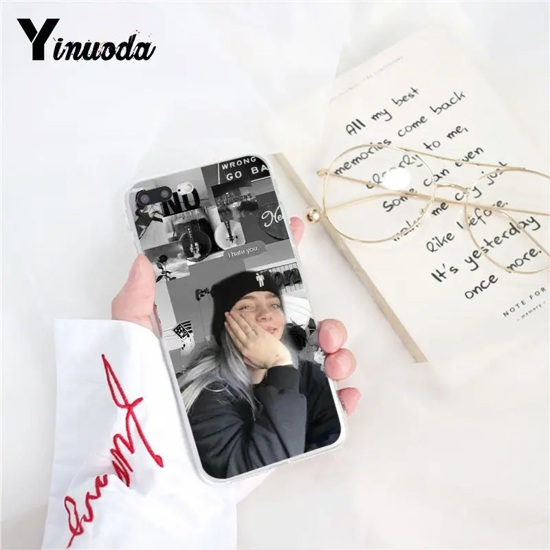 A10 Yinuoda Billie Eilish Красочный милый чехол для телефона iPhone 8 7 6 6S 5 5S SE XR X XS 11 Pro MAX - Цвет: A10