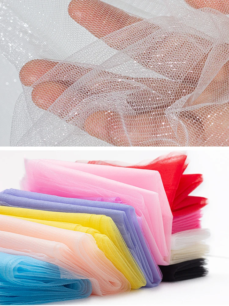 4 м/лот 150 см широкий разноцветный яркий шелк газ кружево ткань свадебное платье