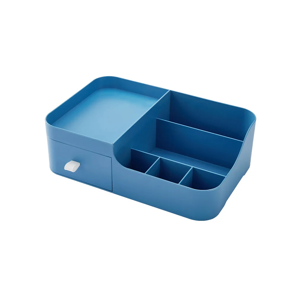 

Desktop Cosmetic Storage Organizer Cosmetic Box Plastic Household Multifunctional Storage Box Jewelry Box Office Desk