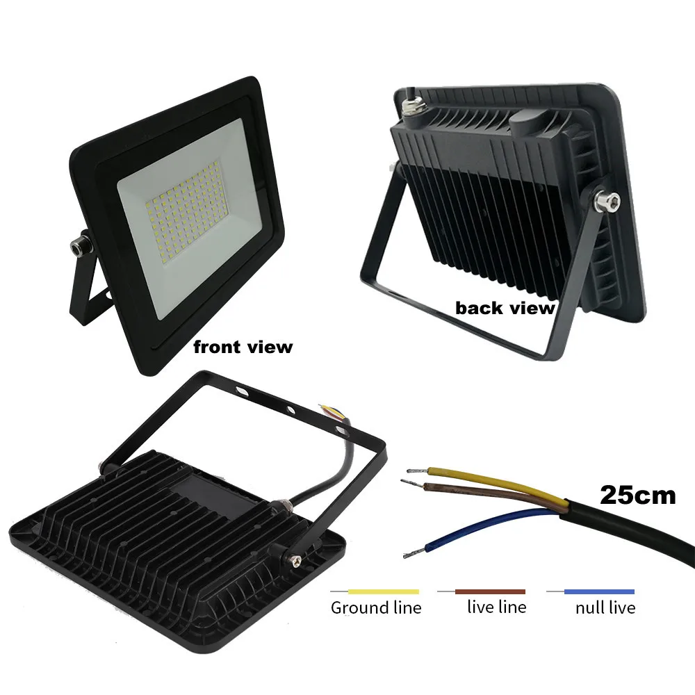 Светодиодный прожектор 220 В отражающий Точечный светильник уличный наружный