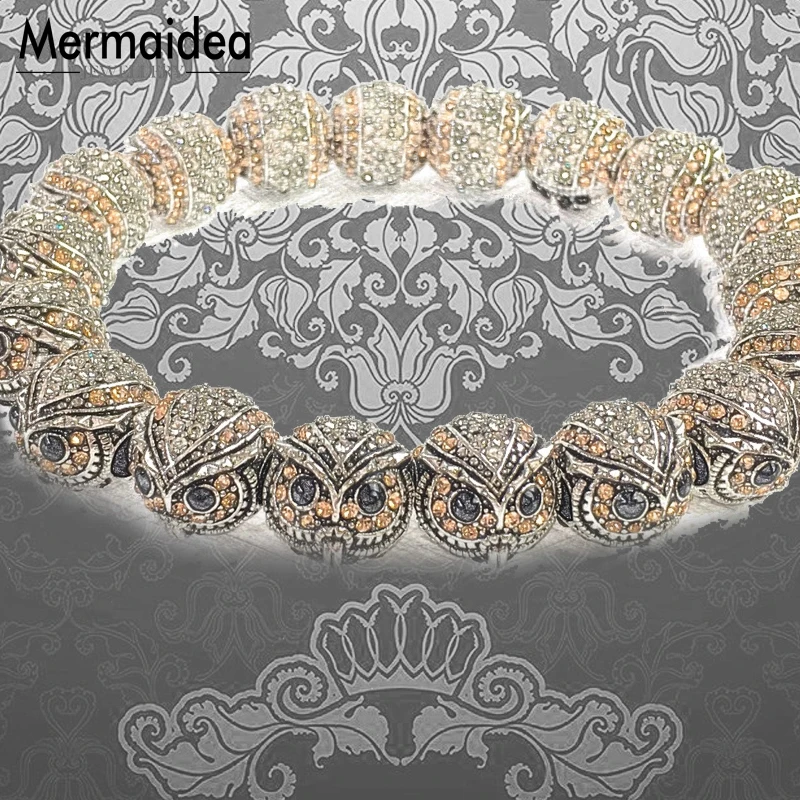 Strand браслет с совами 2020 новинка Посеребренная бижутерия модный подарок для