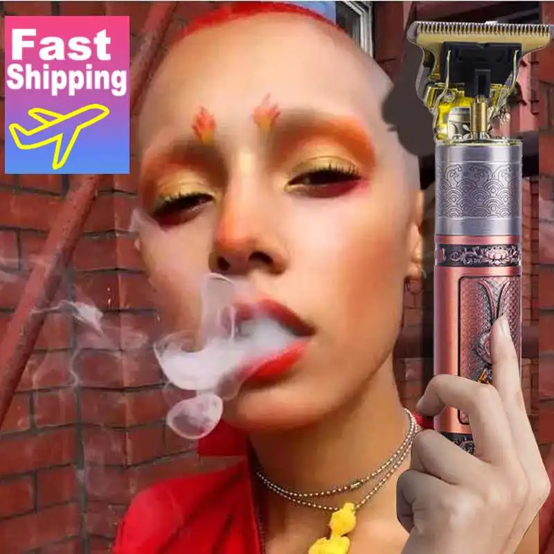 

Professional men trimmer beard electric clipper barber hair cutting machine revised to outliner gtx gto d8 blade