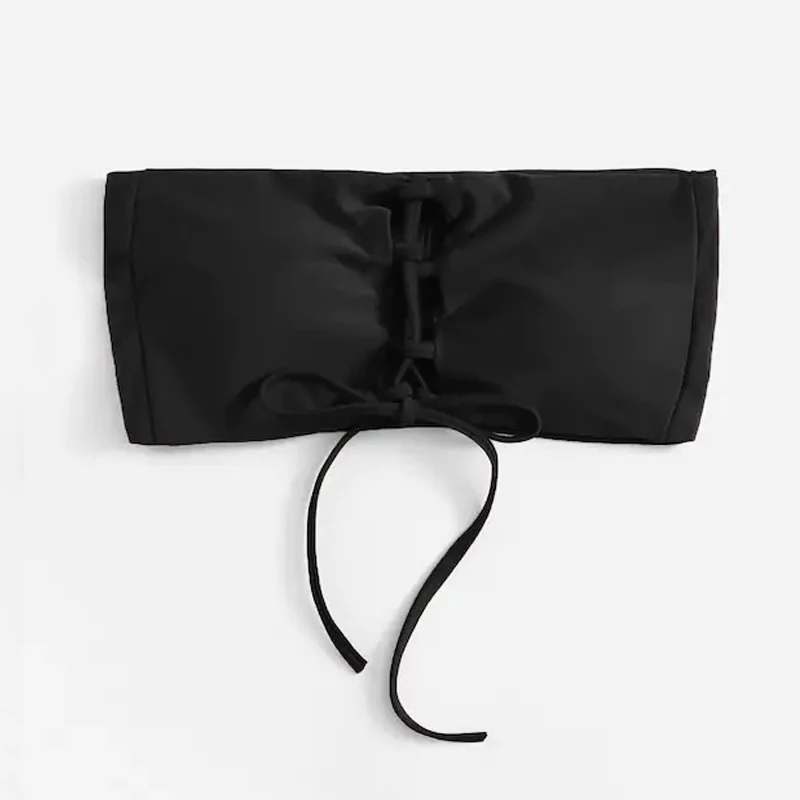 Женский Бюстгальтер бандо без бретелек с открытыми плечами рукавов эластичный