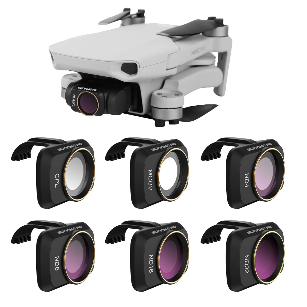 Фильтры для DJI Mavic Mini Drone защитный фильтр объектива MCUV + CPL ND4 ND8 Полярный