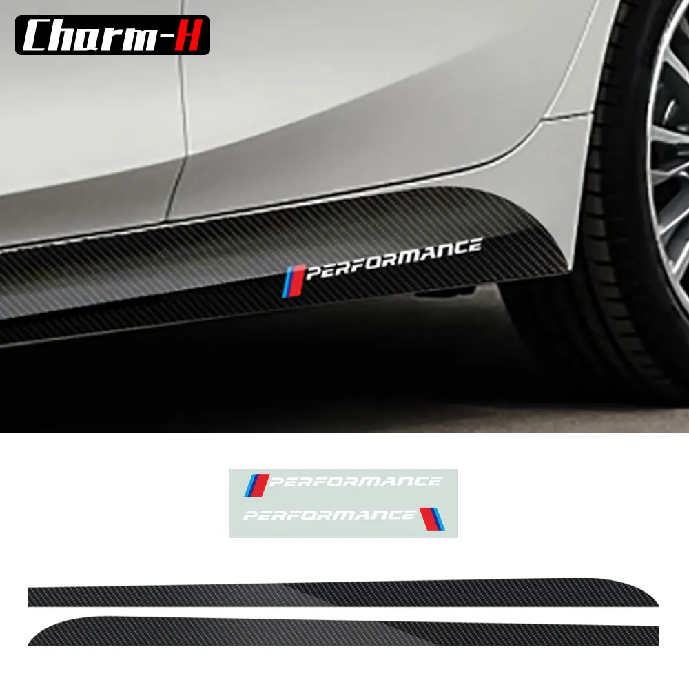 Автомобильный Стайлинг новинка M Performance 5D наклейка из углеродного волокна с