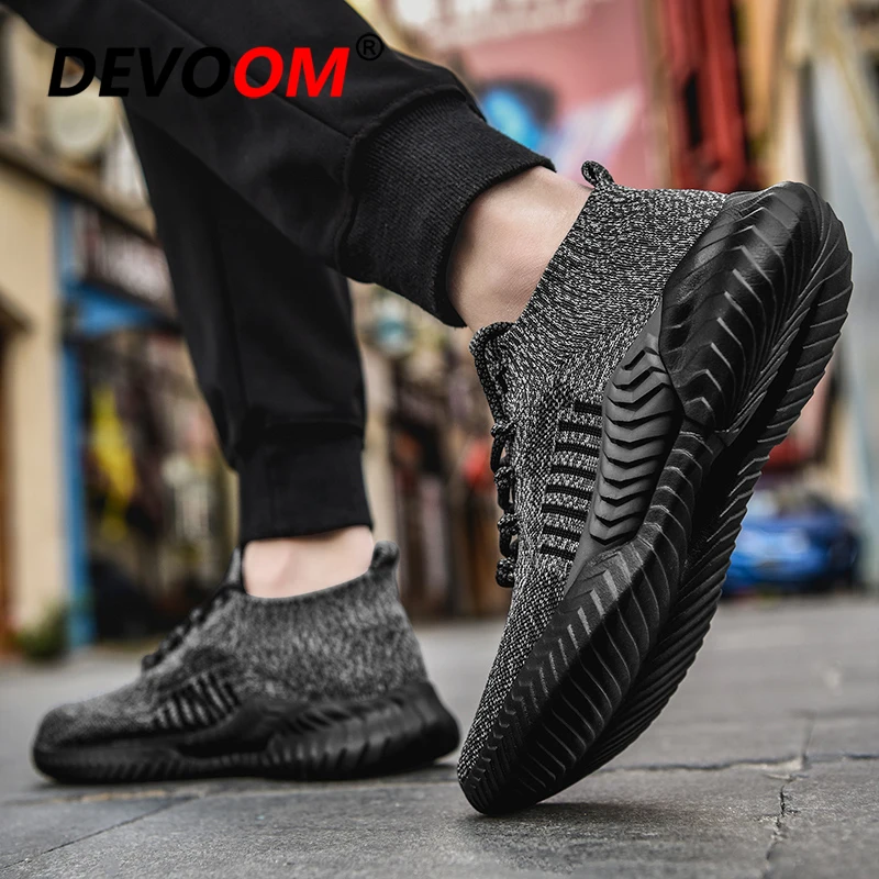 Кроссовки мужские женские дышащие Flykni пара носков Мужская обувь для спортзала 45 |