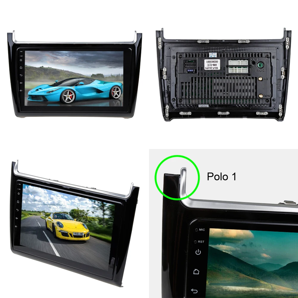 Sinosmart Android 8,1 автомобильный навигационный радиоприемник для Volkswagen Polo Passat 2012 2013- gps 2din 2.5D ips/QLED экран
