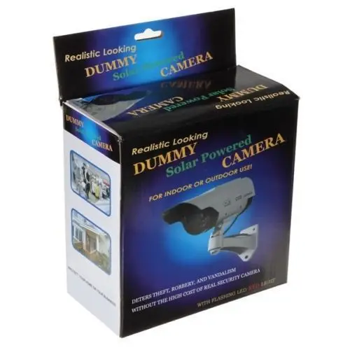 Поддельная камера видеонаблюдения на солнечной батарее с мигающим ИК