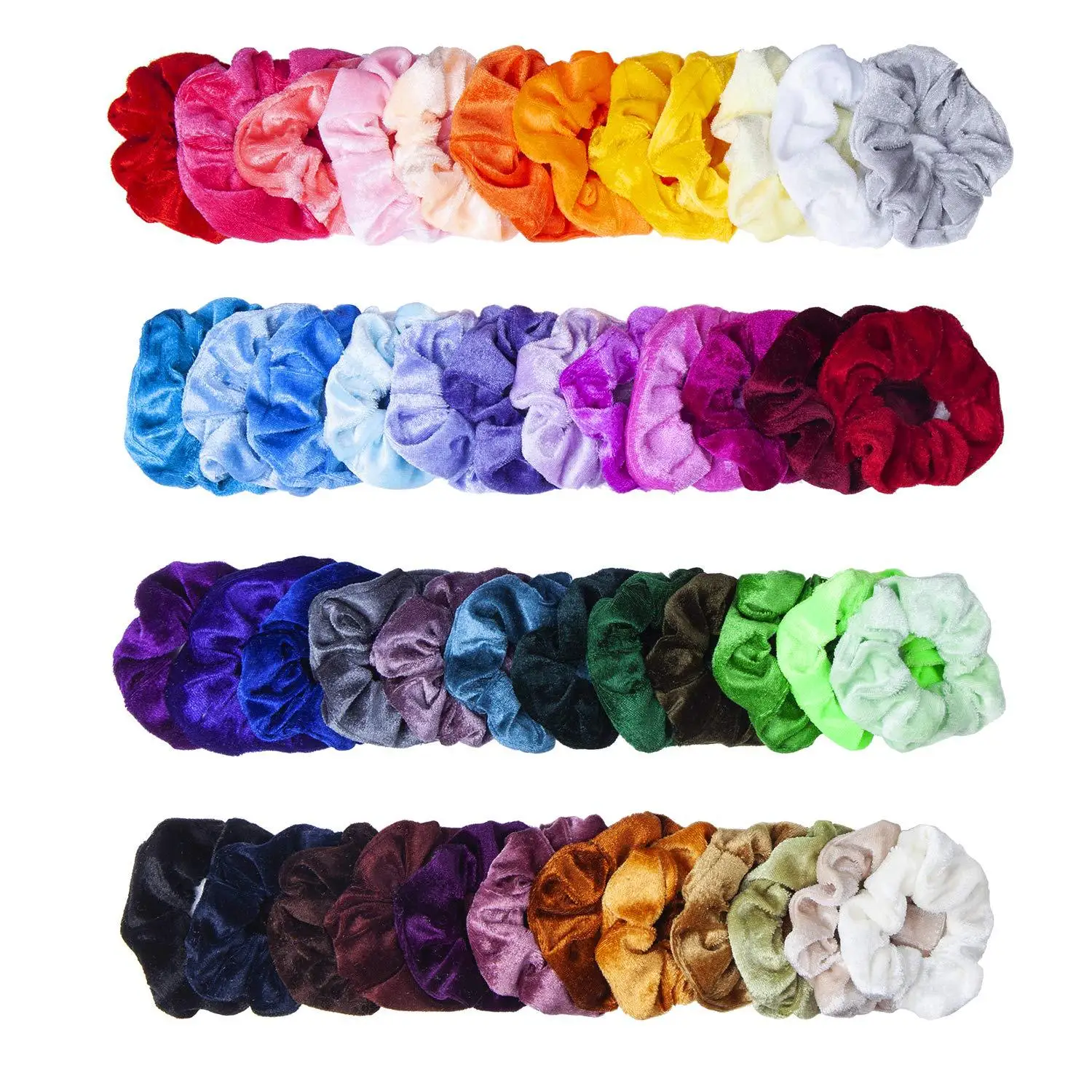 Резинки для волос бархатные женские резинки прически конский хвост 10/20/40