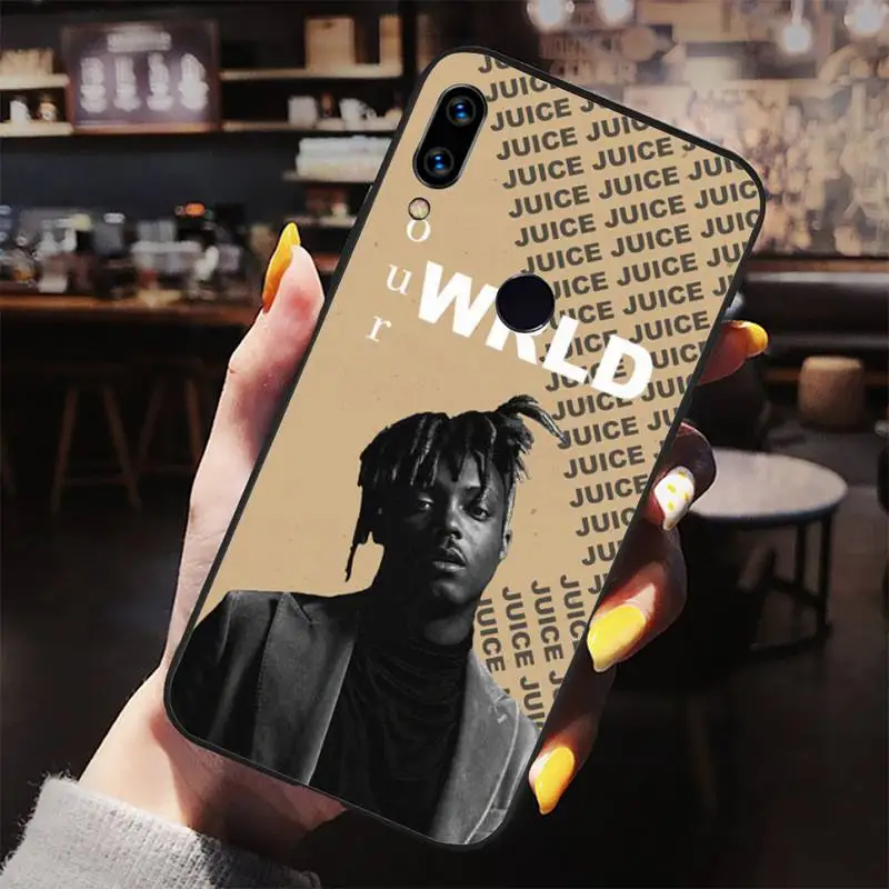 

Juice Wrld Death Race Hop Rap shell Phone Case For Xiaomi Redmi note 4 4X 8T 9 9s 10 K20 K30 cc9 9t pro lite max