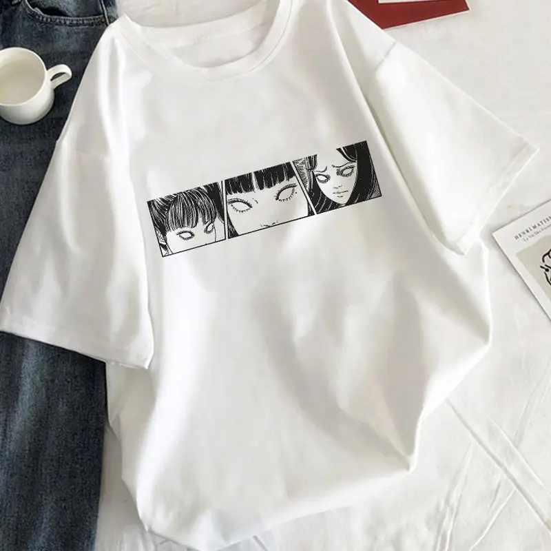 Слезы для девушек женщин футболка Эстетическая в Корейском стиле графика Harajuku