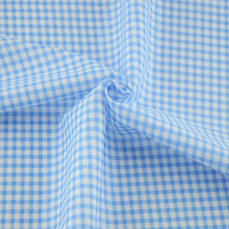 Booksew 100% хлопчатобумажная ткань светильник голубого и белого цвета проверенный