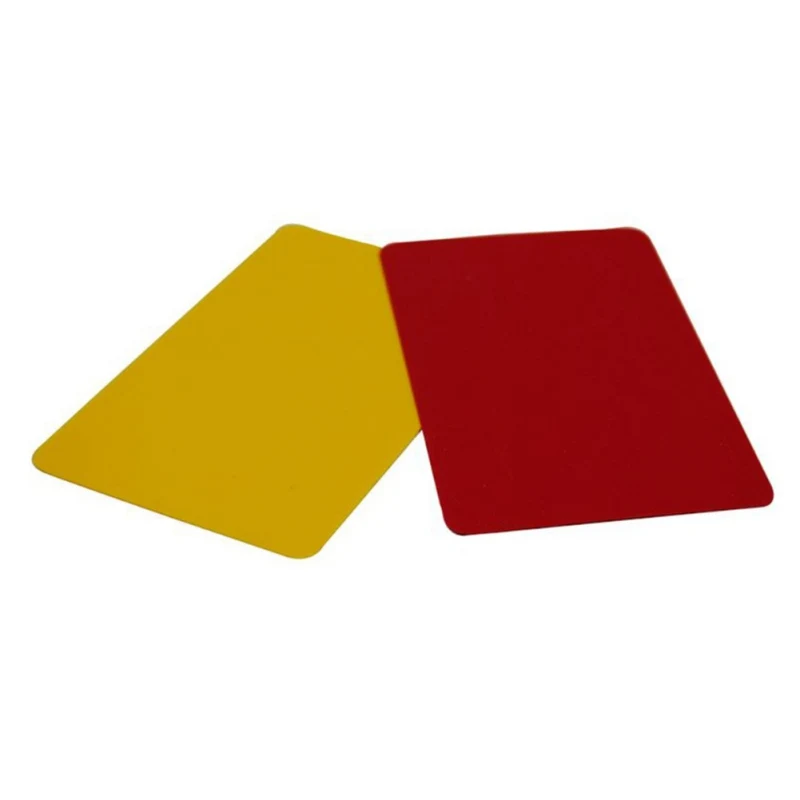 

New Sport Football Soccer Referee Wallet Notebook With Red Card And Yellow Card Team Sports Soccer Entertainment ZJ