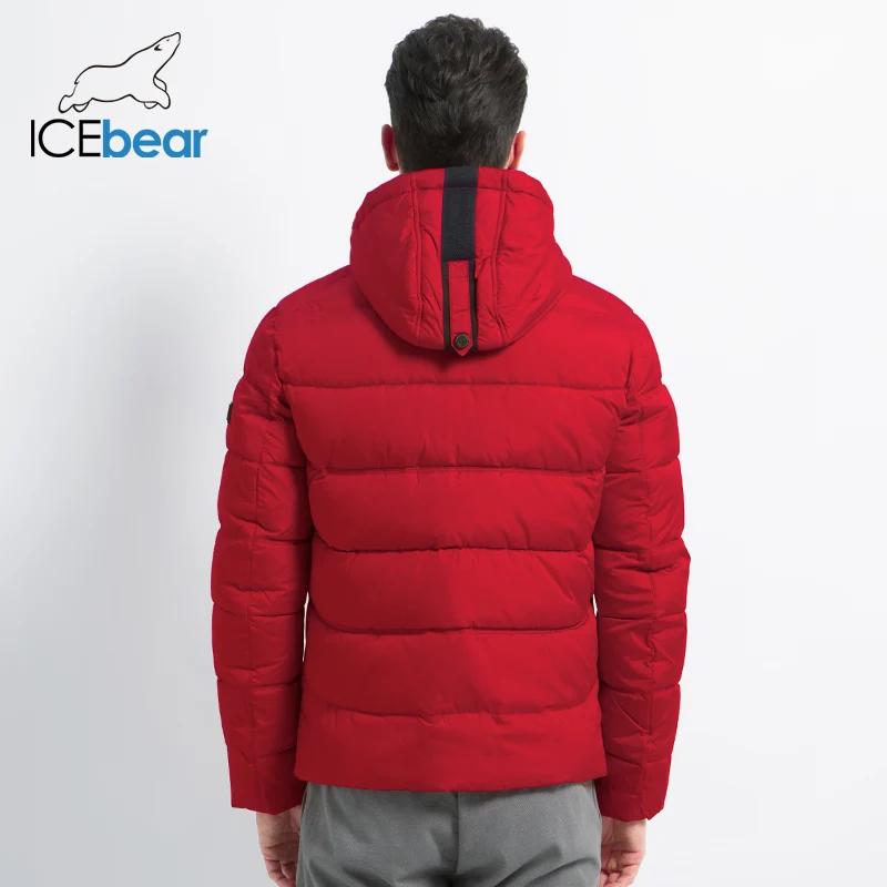 ICEbear новинка 2019 зимняя мужская куртка модное мужское пальто высокое качество