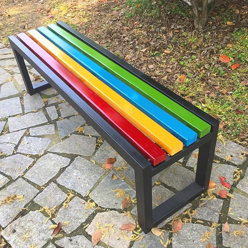 Уличная скамейка для парка антикоррозийный ровный стул отдыха железная ванной