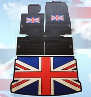 Special Rubber Car Floor Mats+boot Mats for Mini PACEMAN Countryman Cooper S Fun One R60 No Odor Waterproof Trunk CarpetsR61