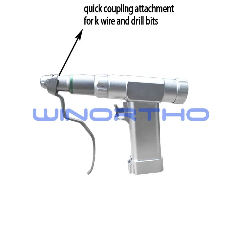 Multifunction Bone Drill One Handpiece with four Attachments Cannulated Acetabulum reamer Saggital Saw Connectors orthopedic