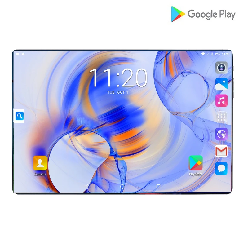Новинка,, 10 дюймов, планшетный ПК, четыре ядра, 4G, телефонный звонок, Google market, gps, WiFi, FM, 10,1, планшеты, 6G+ 128G, Android 9,0, tab