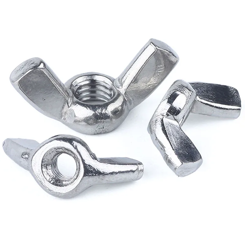 

M3 M4 M5 M6 M8 M10 M12 304 Stainless Steel Castellated Thumb Wings NUT Wingnuts DIN 315
