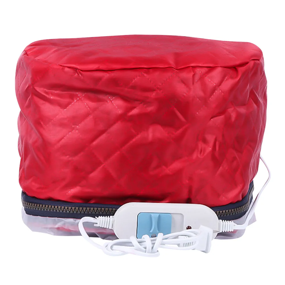 

Hat Salon Nourishing Adjustable Temperature Spa Electric Heating Thermal Treatment Dyed Dryer Home Travel Hair Steamer Cap