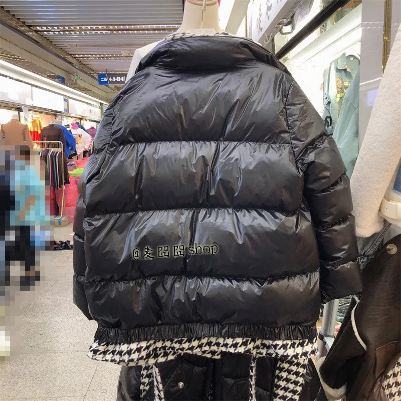 Женская утепленная парка средней длины зимняя из искусственной