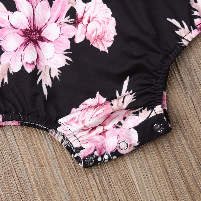 3 шт. Цветочный комбинезон с длинным рукавом для новорожденных девочек|Комплекты