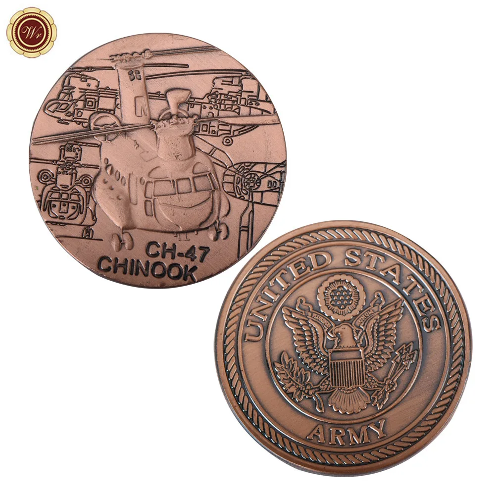 Copper Coin U.S. Army Air Force B-17 Bomber Us Custom Airpower Souvenir Brass for Gift US | Дом и сад