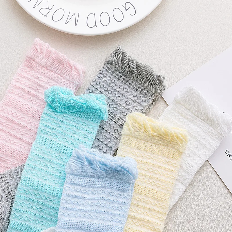 Носки от комаров новая сетчатая однотонная детская трубка ультратонкая не