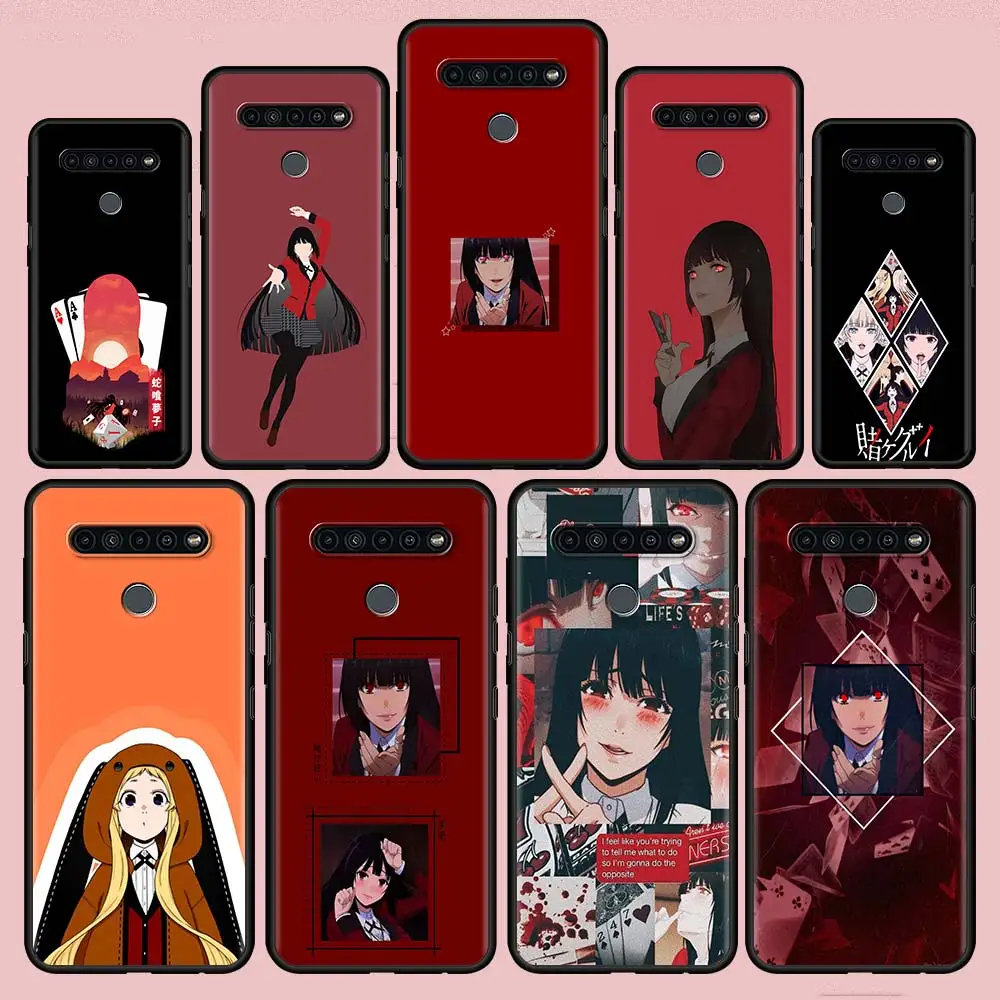 

Japan Anime Kakegurui Silicone Phone Case For LG K92 Q92 K41s K61 K50 G6 K50s G7 K42 K40s K71 K52 K40 G8 Black Soft Funda Cover