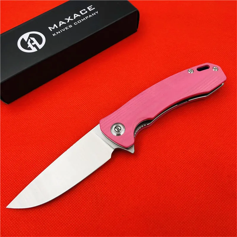 MAXACE balance-s складной нож G10 Ручка 14C27N стальной шлифовальный маленький складной нож открытый кемпинг рыболовный инструмент