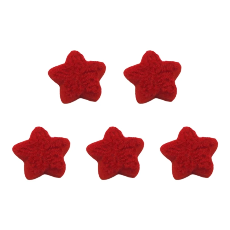 5 Pcs Baby Wool Felt Five-pointed Stars Newborn Photography Props Decorations | Мать и ребенок