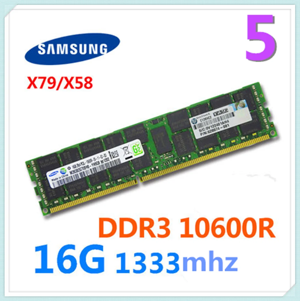 

SAMSUNG DDR3 10600R color 32G 1333MHZ light green 16G 1333MHZ memory bar server memory bar for X79 X58