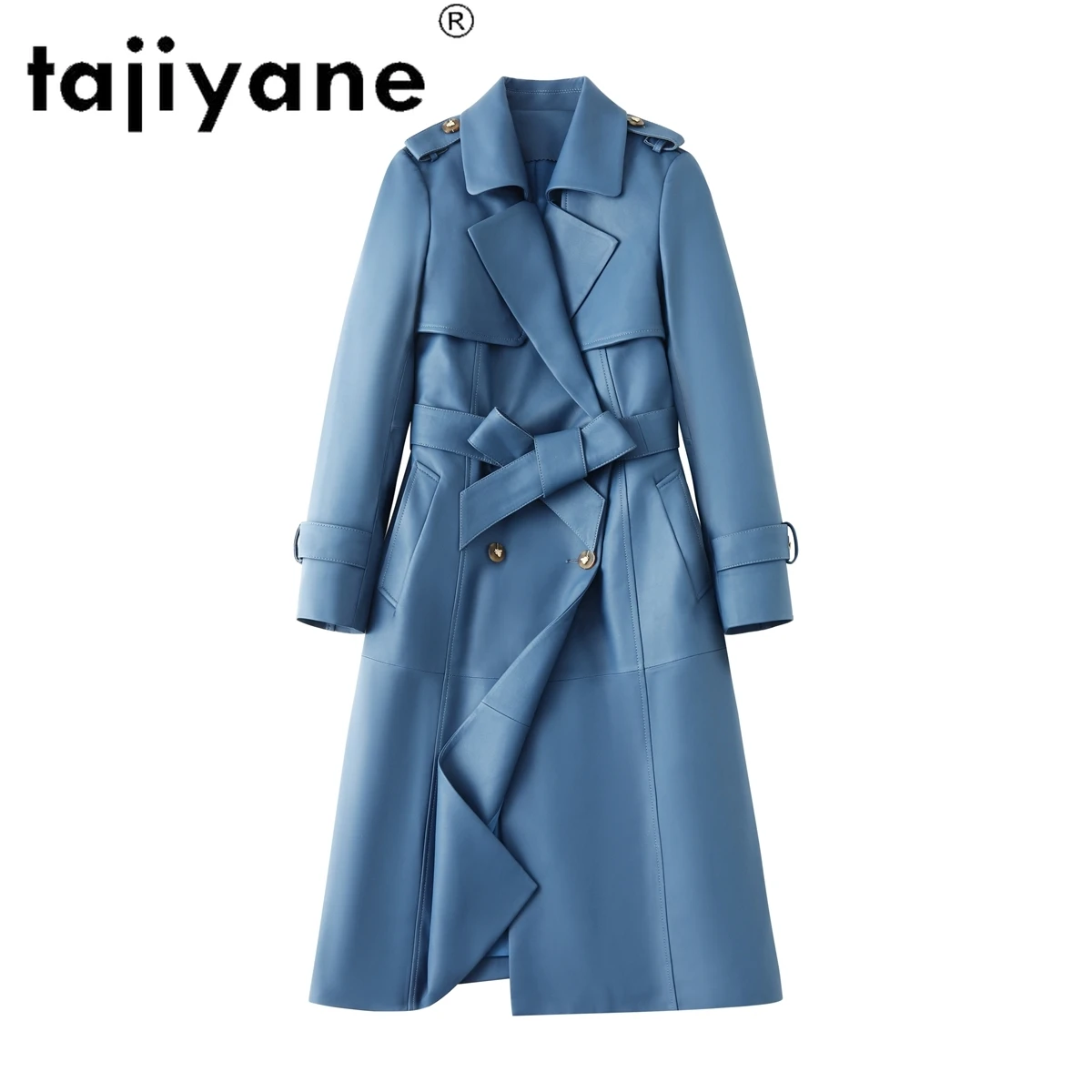 

Tajiyane Женская Корейская осенняя одежда женские Куртки из натуральной кожи женская куртка из овчины Длинная женская куртка высокого качеств...