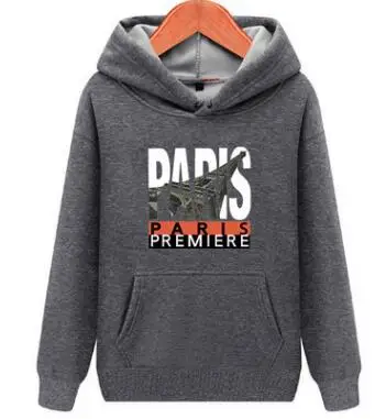 

Hoodie man 2018 autumn winter new European popular logo hoodie and velvet hat