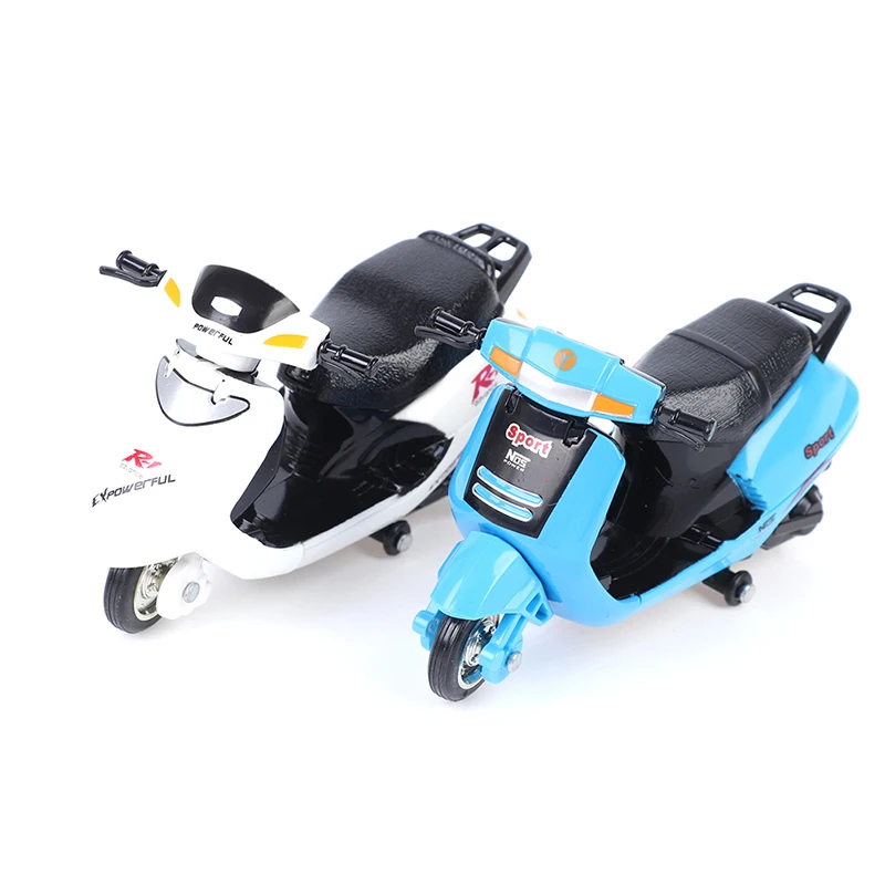 

Мультфильм моделирование сплав Игрушечная модель мотоцикла моделирование оттягиваемая назад машина