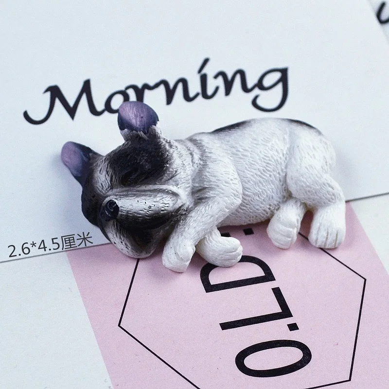 3 Милый 3D Keji Dog стикер на холодильник мобильный телефон оболочка Сделай Сам Смола имитационный материал Прекрасный домашний телефон настенный стол украшение - Цвет: 3