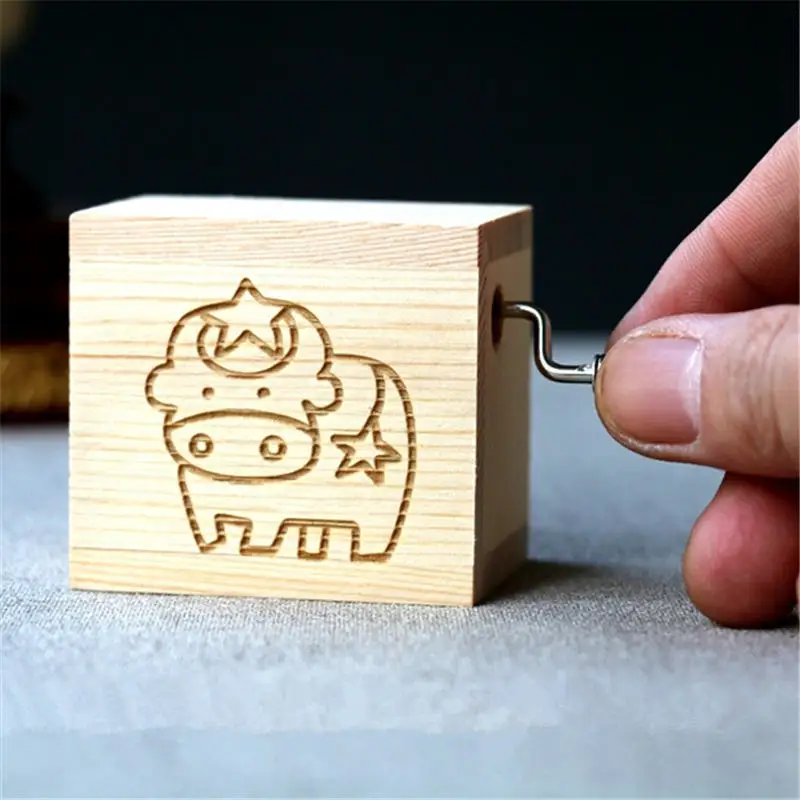 Креативные созвездия деревянная музыкальная шкатулка ремесла Козерога ручная