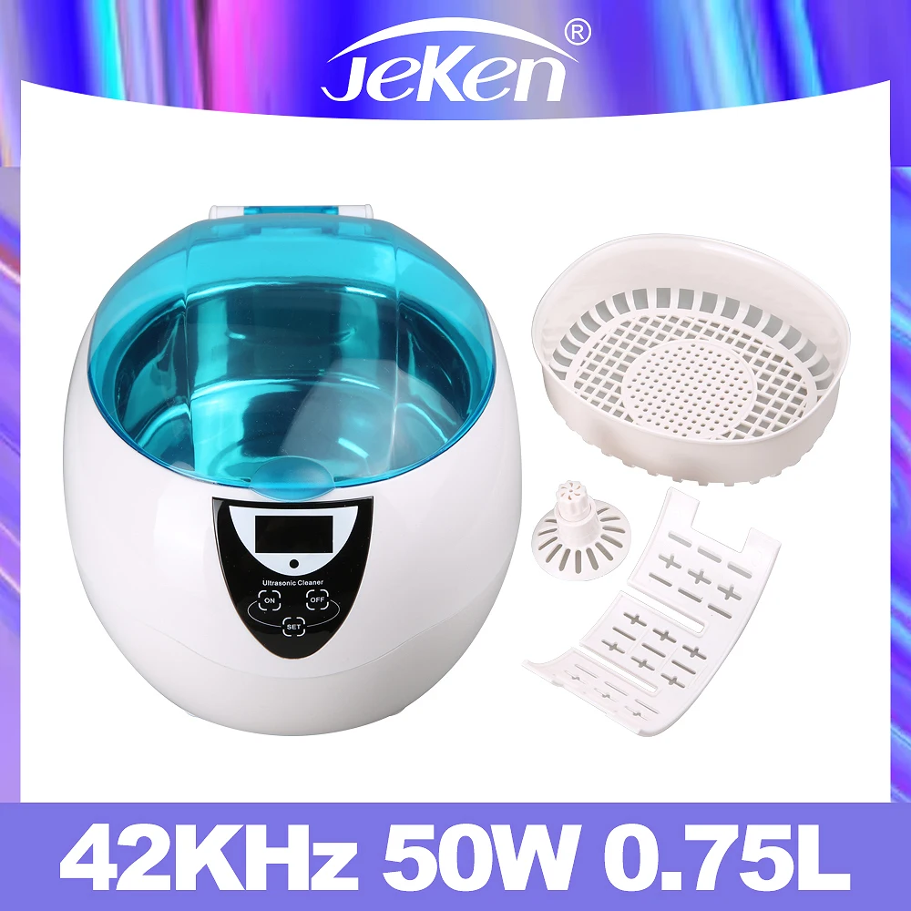 Jeken CE 5200A 0.75L ультра звуковая Ювелирная виниловая щетка Фотооборудование с