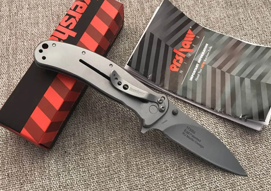 Kershaw карманные складные ножи 8Cr13 лезвие полностью стальная ручка Открытый охотничий кемпинг нож для выживания фруктов Универсальный EDC ручные инструменты