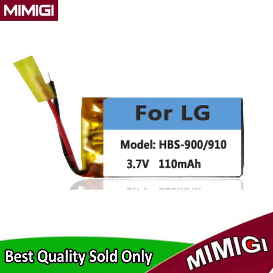 Полный Новый 110 мАч AEC501224 Сменный аккумулятор для LG HBS 900 910 1100 Bluetooth Головной
