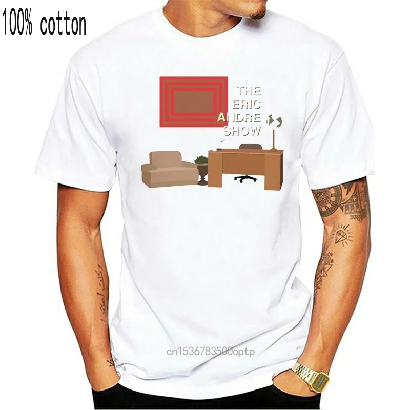 2018 летний Лидер продаж для мужчин модные Tt Рубашка Эрик Андре печати
