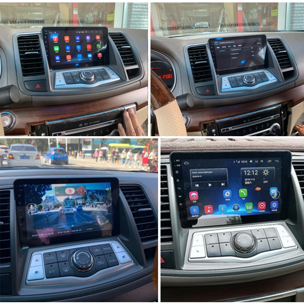 Автомобильный мультимедийный плеер стерео GPS DVD радио навигация Android экран