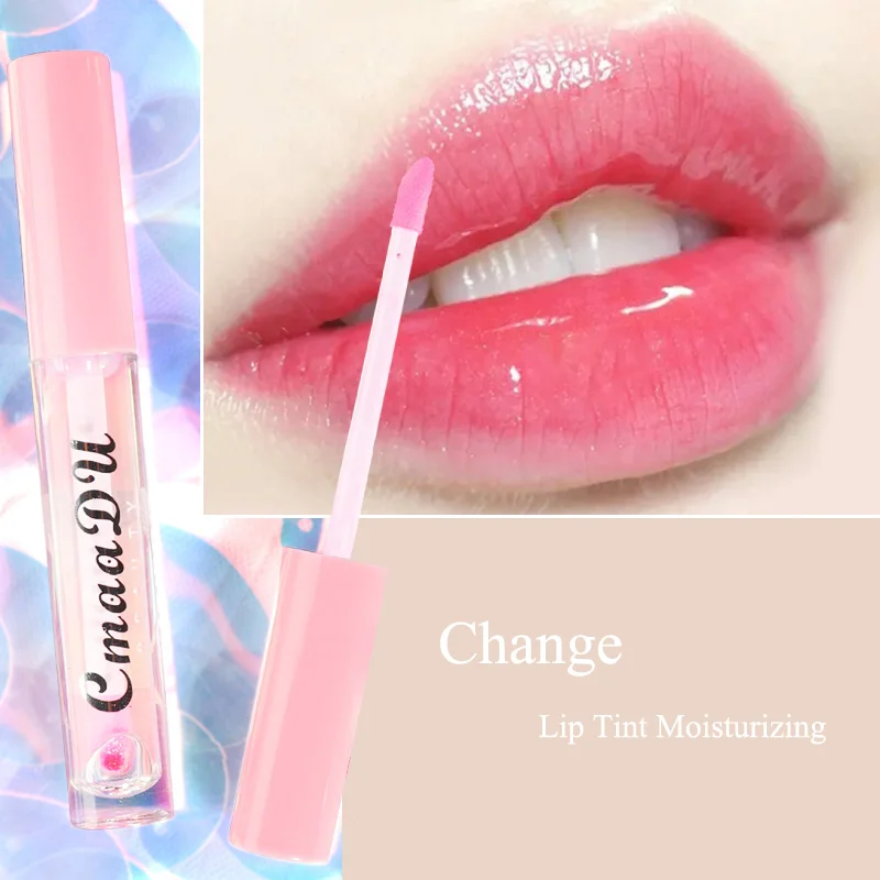 Увлажняющий блеск для губ меняющий цвет глазурь водостойкий стойкий тинт жидкая