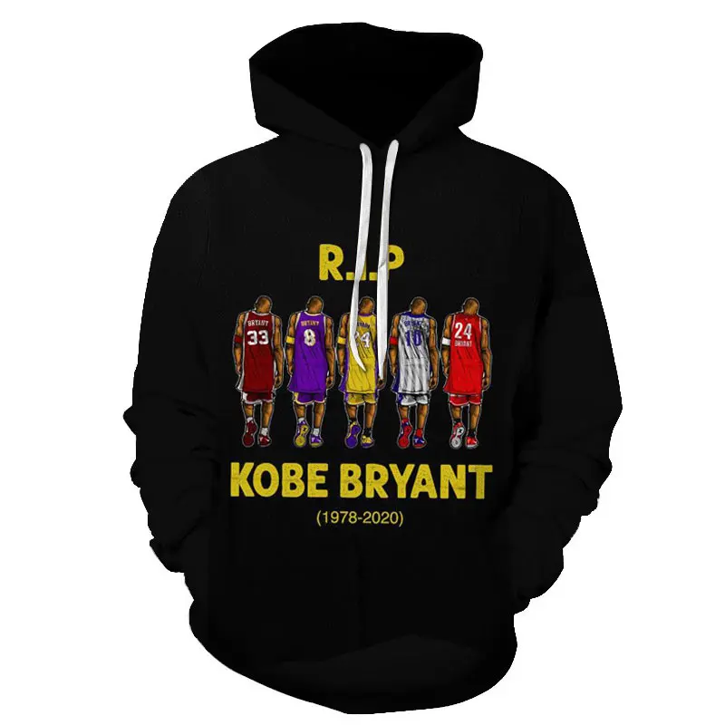 

Men's 3D Printing Featured Hoodie Basketball Star Hoodie Boys Street Style Long Sleeve Popular Pullover Hip Hop Sports Hoodie