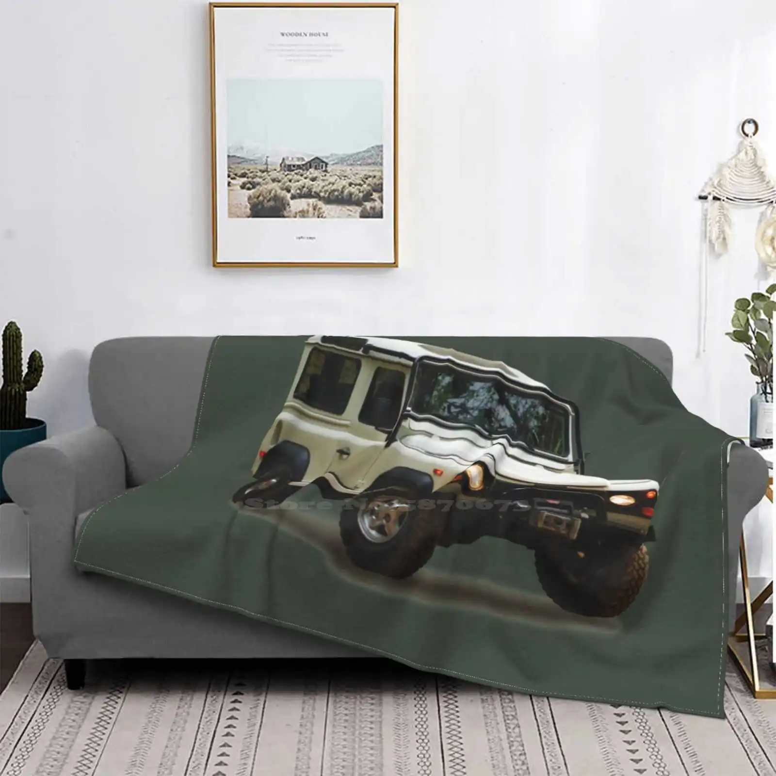 Manta cálida y suave para niños, cobertor De estilo Vintage, para modelo Range Rover Land Rover, Discovery Range 90