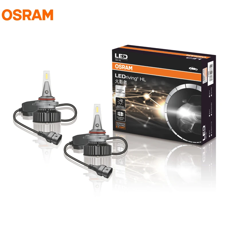 OSRAM СВЕТОДИОДНЫЙ H1R2 9012 HYZ светодиодный riving 6000K белые ные фары автомобильные лампы