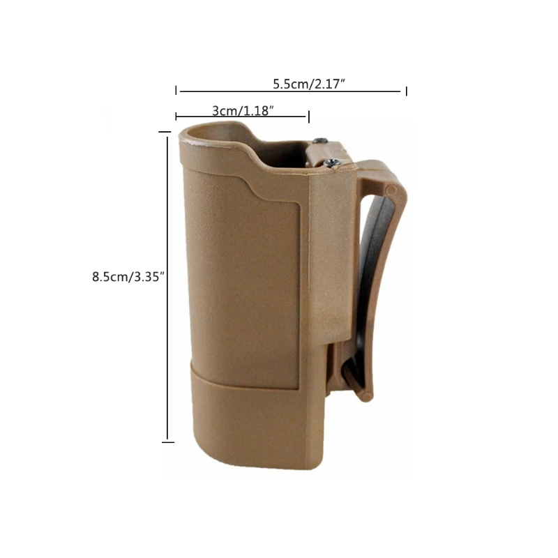 

Flashlight Pouch Torch Holder Quick Release Belt Clip Camping Holster Fast Reach