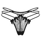 Сексуальные женские трусики с вышивкой, стринги с низкой талией, соблазнительное женское нижнее белье