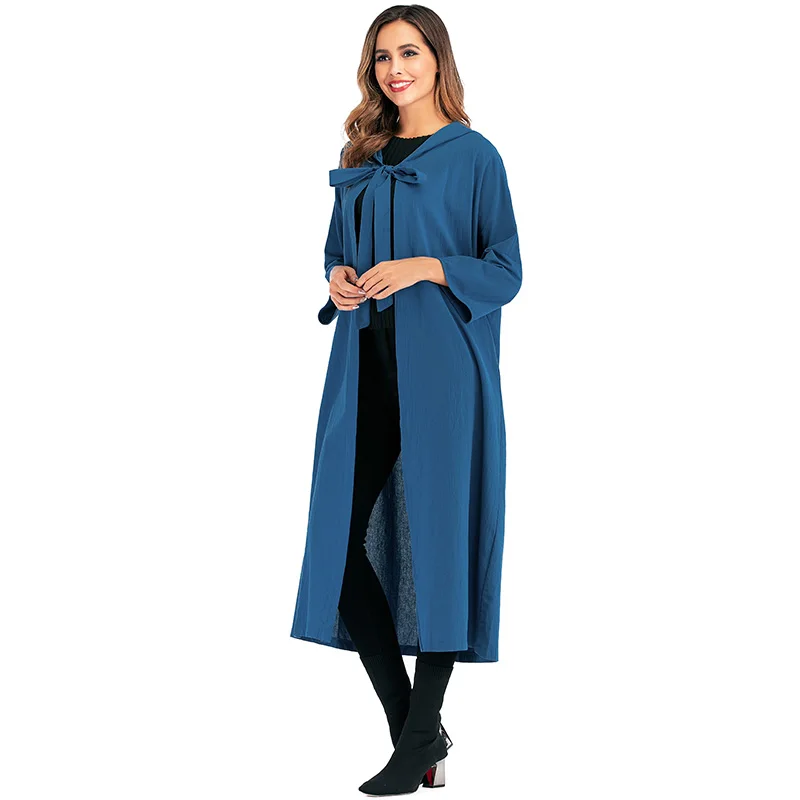 Женские весенние тонкие пончо и накидки 2020 Новое поступление Черное длинное