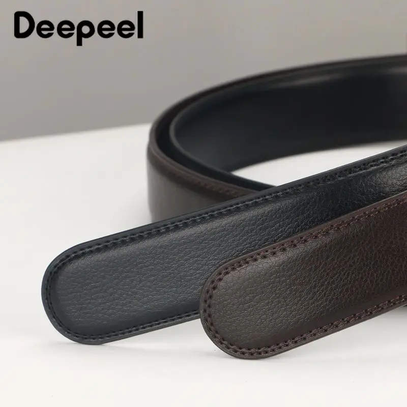 Высококачественные мужские кожаные ремни Deepeel 3 5*100-135 см ремень из второй слоя
